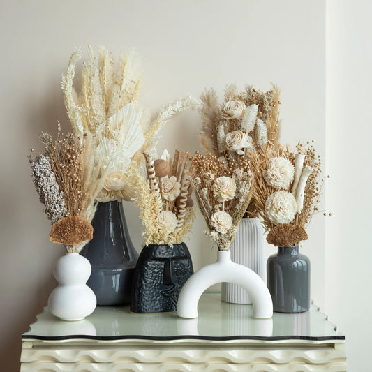 The Calm Collective ( 6 Flower and Vase Sets )