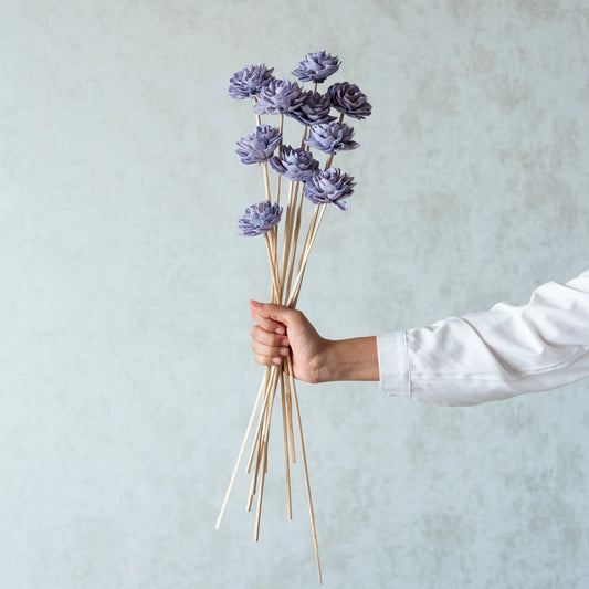 Periwinkle Bingo Flower Sticks