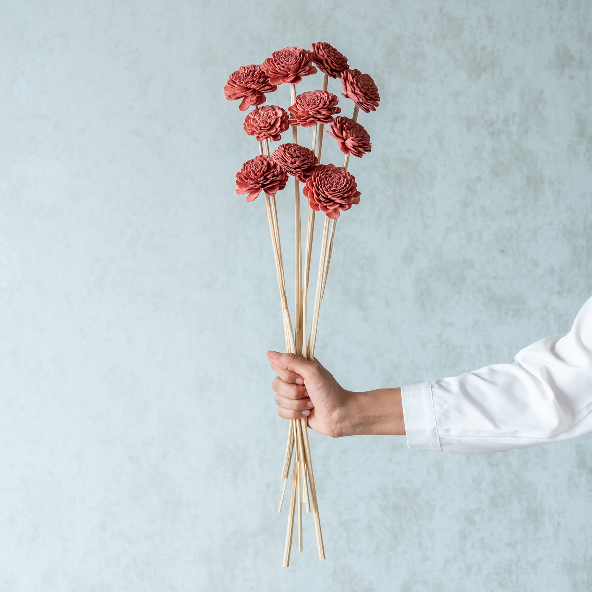 Rustic Pink Sola Belly Flower Sticks (2 sticks)- BYOB