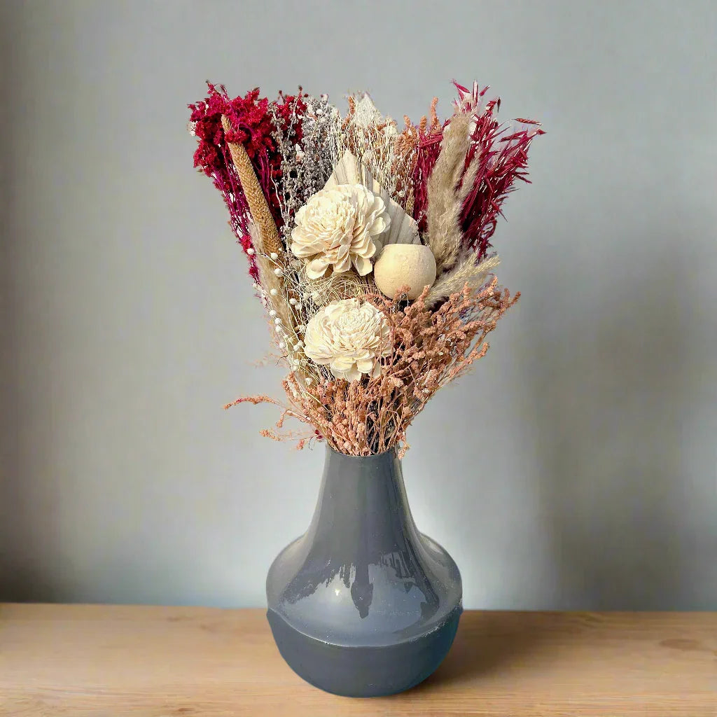 Blush Pink in Mirage Metal Vase