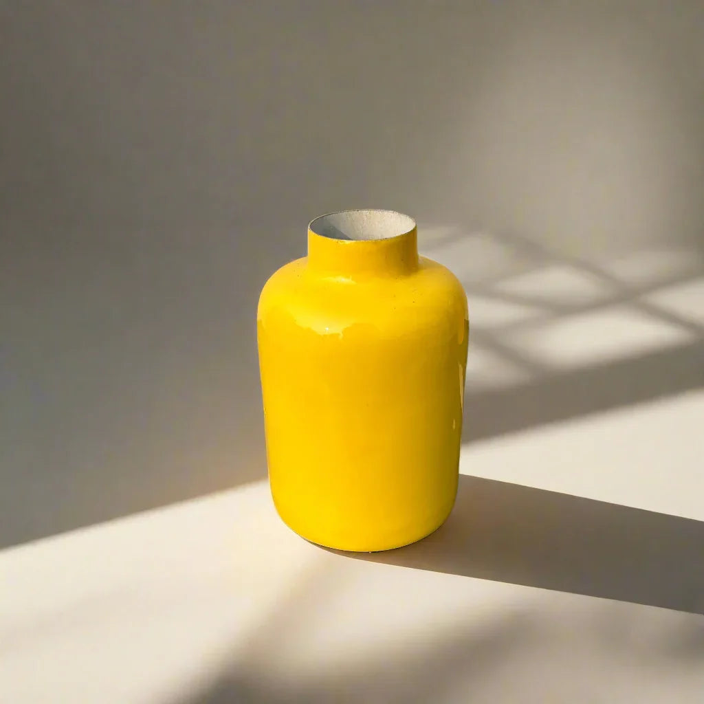 Halo Jar Metal Vase