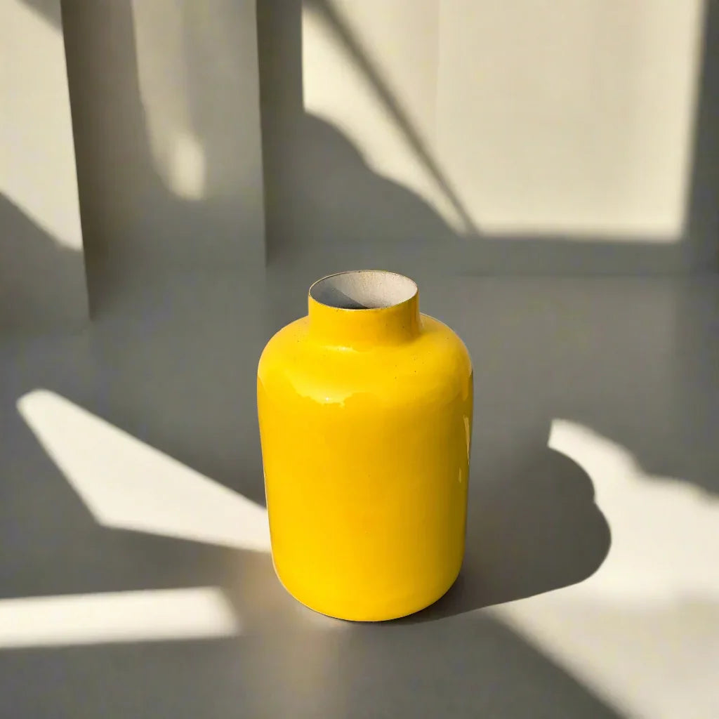 Halo Jar Metal Vase