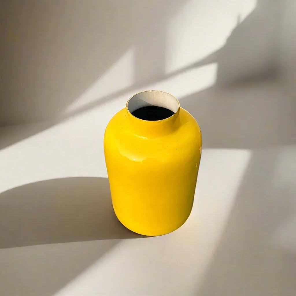 Halo Jar Metal Vase