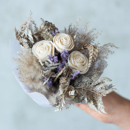 Cute Round Lavender Floral Bunch