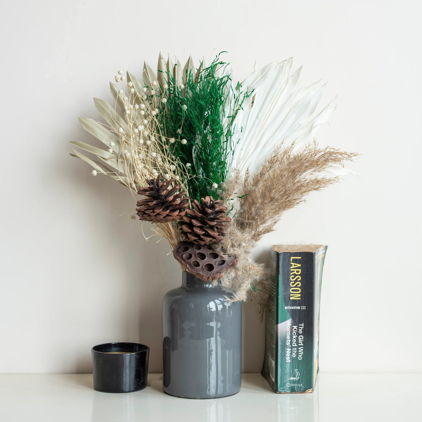 Wild Forest Bunch In Grey Halo Metal Jar