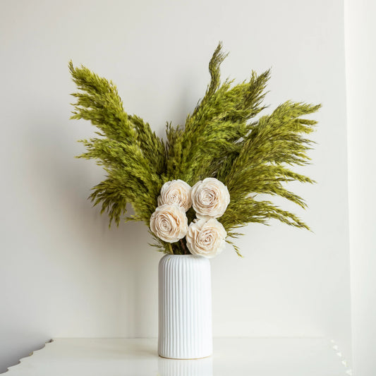 Grass Green Boho Pampas Bunch
