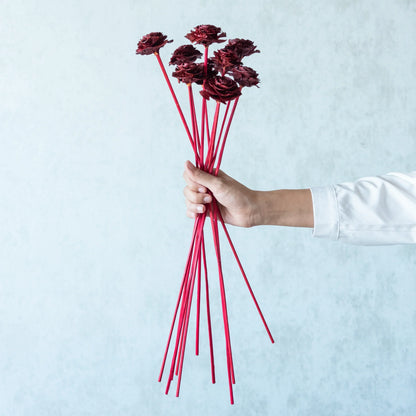 Cedar Wood Rose Sticks  (10 sticks)