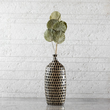 Handmade Round Palm Leaves Stick (Set of 2)