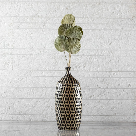 Handmade Round Palm Leaves Stick (Set of 2)