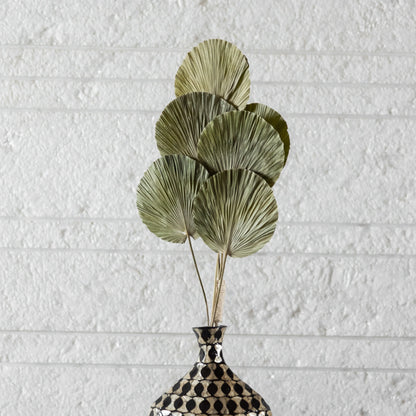 Handmade Round Palm Leaves Stick (Set of 2)