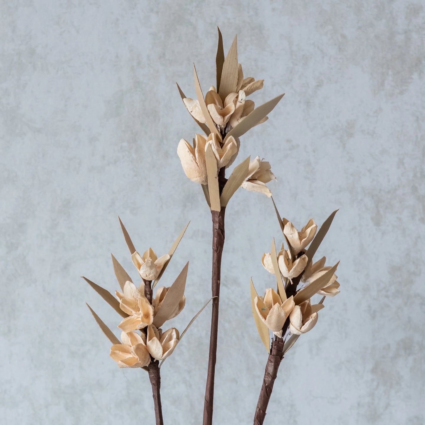 Handmade Bakuli Flower Decorative Sticks (Set of 5)