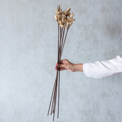 Handmade Bakuli Flower Decorative Sticks (Set of 5)