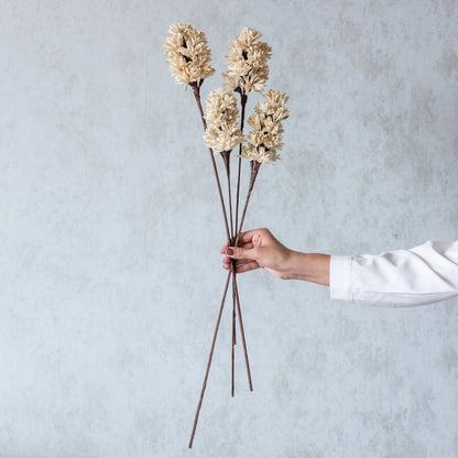 Handmade Beige Artichoke Sticks (Set of 5)