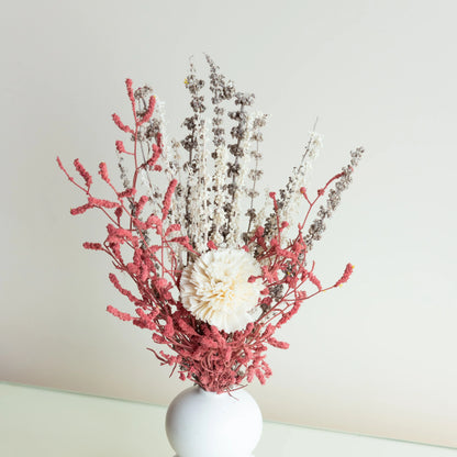 The Cute Little Bunch In a Double Layered Orb Vase