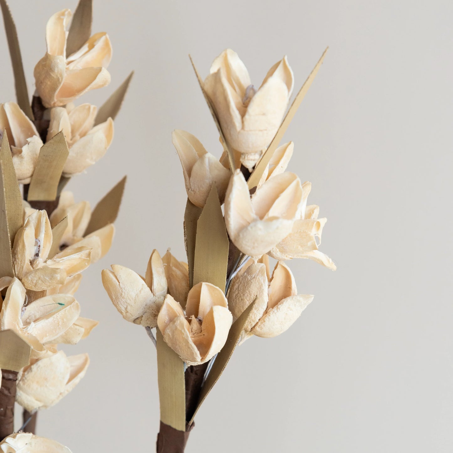 Handmade Bakuli Flower Decorative Sticks (Set of 5)