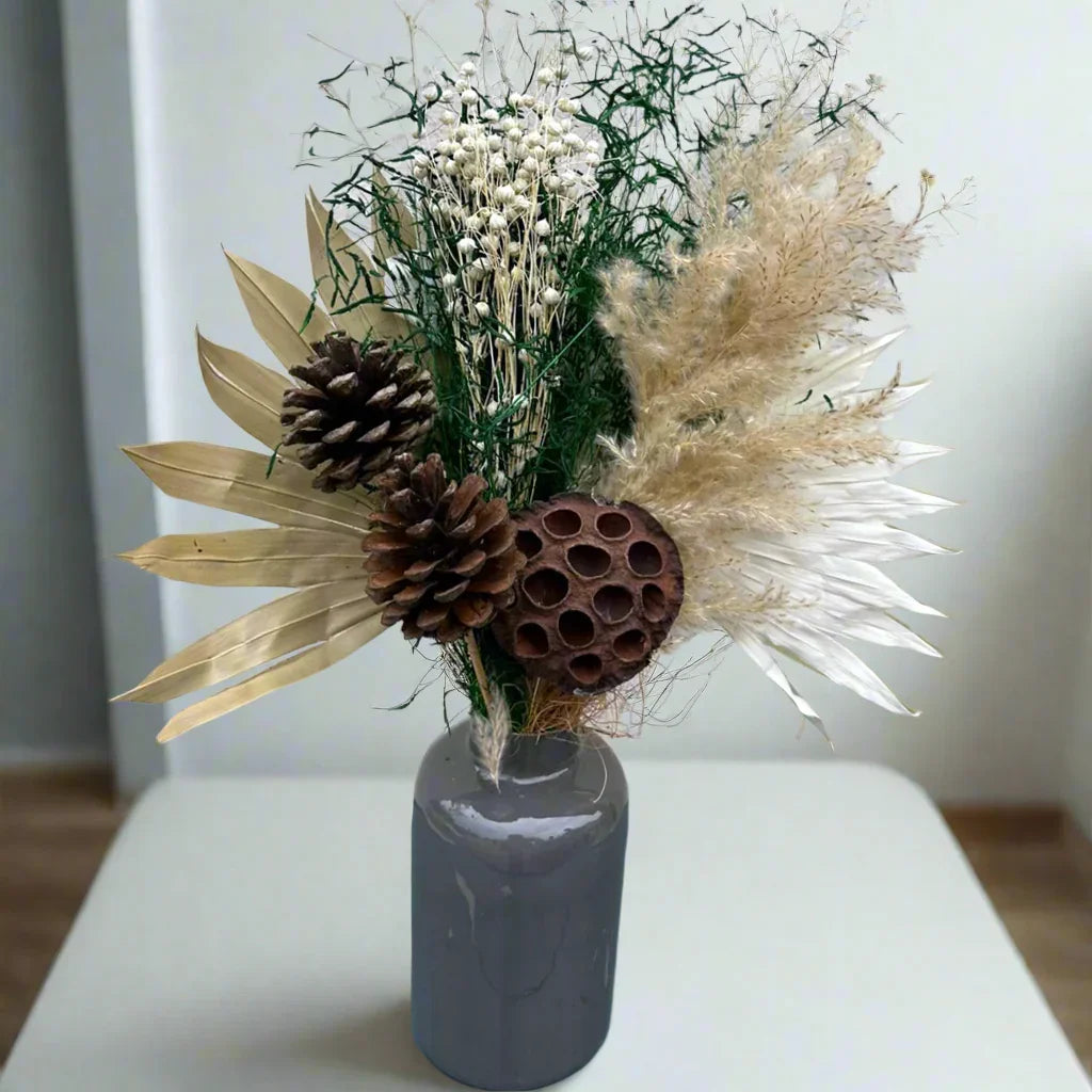 Wild Forest Bunch In Grey Halo Metal Jar