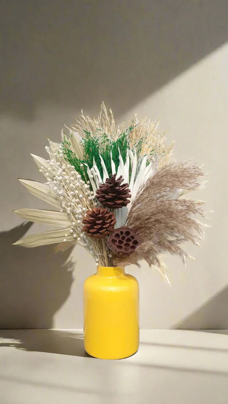 Wild Forest Bunch In Yellow Halo Metal Jar